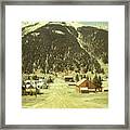 Small Rocky Mountain Town Framed Print