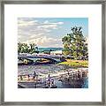 Small Town America Framed Print