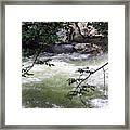 Smokey River Run Framed Print