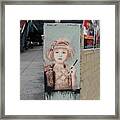 Smoking Girl Framed Print