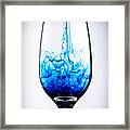 Smoky Glass- Blue Framed Print
