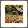 Smoky Mountain Cabin Framed Print