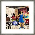 Smooth Jazz At City View Framed Print
