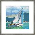 Smooth Sailing Framed Print