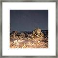 Snake Mountain After Midnight Framed Print