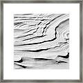 Snow Abstract Framed Print