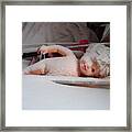 Snow Baby Framed Print