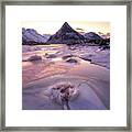 Snow Incredible Mountain Views Framed Print