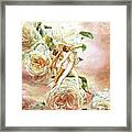 Snow Rose Ballet Framed Print