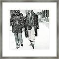 Snow - What Snow - Winter In New York Framed Print