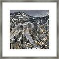 Snowbird Early Snow In Fall Panoramic Framed Print