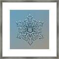 Snowflake Photo - Ornate Pattern Framed Print