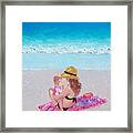 Soaking Up The Sun Framed Print