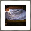 Sofa In Barn Framed Print