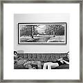 Sofa-sized Picture, With Light Switch, 1973 Framed Print