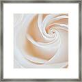 Soft Swirls Framed Print