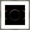 Solar Eclipse Composite Framed Print