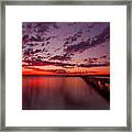 Soldiers Point Sunset Framed Print