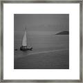 Solo Sails Framed Print