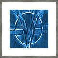 Som Symbol - Blue C101 Framed Print