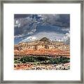 Sombrero Rock Framed Print