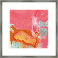 Somewhere New 2- Abstract Art By Linda Woods Framed Print