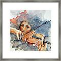 Sound Of Violin... Framed Print