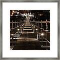Souris Manitoba Swinging Bridge Framed Print