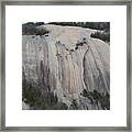 South Face - Stone Mountain Framed Print