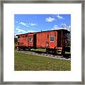 Southern Railroad Caboose 001 Framed Print