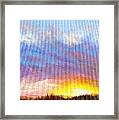 Southern Sunset Framed Print