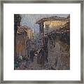 Southern Village Road Framed Print