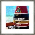 Southernmost Point Framed Print