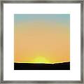 Southwestern Sunset Framed Print