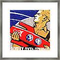 Soviet Propaganda From Space Race Era Framed Print