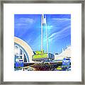 Space Mountain Entrance Panorama Framed Print