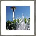 Space Needle In Seattle Framed Print
