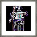 Spaceman Robot Framed Print