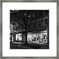 Spice Merchants And Edge Of Urge In Black And White Framed Print