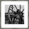 Spinning Wheel At Mount Vernon Framed Print