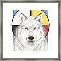 Spirit Wolf Framed Print