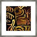 Spiritual Drummer Framed Print