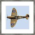 Spitfire Mk 1 R6596 Qj-s Framed Print