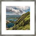 Spitfire Over Snowdon Framed Print