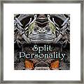 Split Personality Framed Print