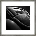 Split Window Beetle In Black And White Framed Print