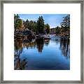 Spring Day On The River Framed Print