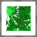 Spring Green Explosion - Abstract Framed Print