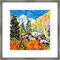 Spring In The Rockies Framed Print