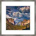 Spring Storm Over Yosemite Framed Print